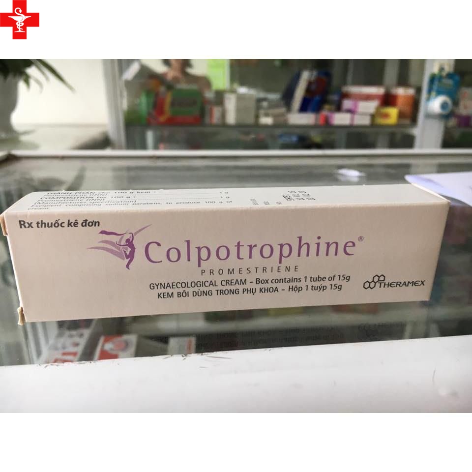 Colpotrophine 1% cream 15g chính hãng, giá rẻ - Mua Thuốc Tốt